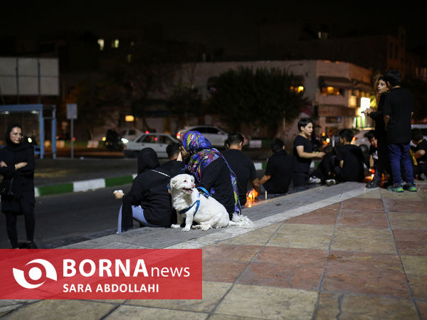 شام غریبان امام حسین علیه السلام در محله دروازه شمیران