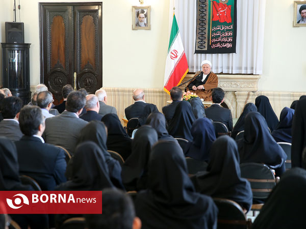 دیدار کانون معماران و شهرسازان جوان با آیت الله هاشمی رفسنجانی
