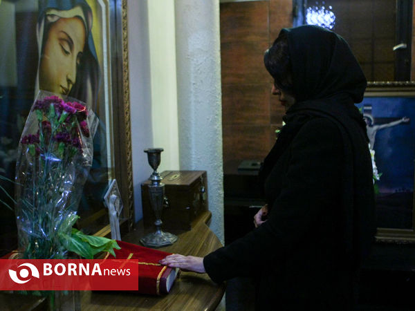 مراسم سال نو میلادی در کلیسای گریگور مقدس