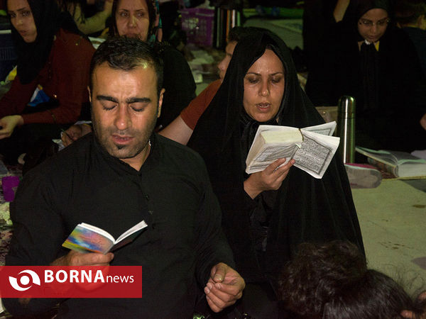 شب بیست و یکم ماه رمضان در مسجد شاه‌عبدالعظیم