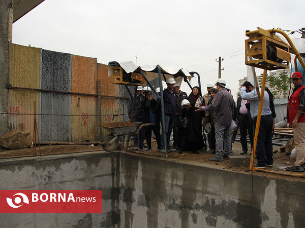 بازدید اعضای شورای شهر از خط ۶ مترو تهران