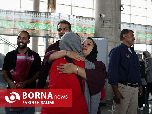  استقبال از تیم ملی بسکتبال بانوان ایران 