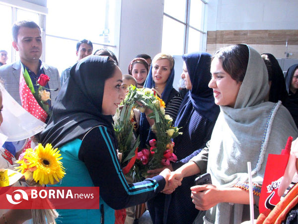 استقبال از ساره جوانمردی  قهرمان تیراندازی