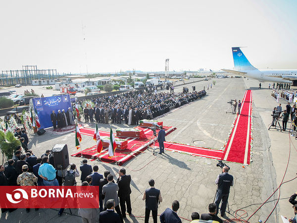استقبال رسمی از جان‌باختگان فاجعه منا