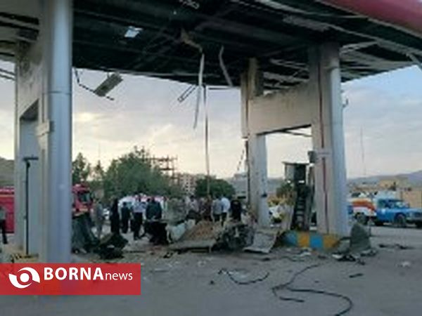 انفجار جایگاه گاز در مسجدسلیمان