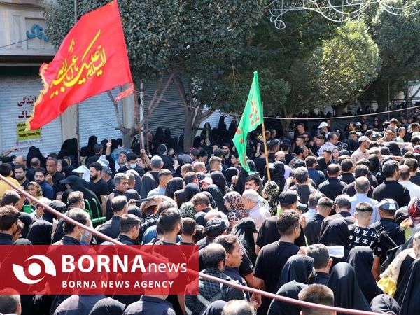 پیاده روی جاماندگان اربعین در شهرستان ری