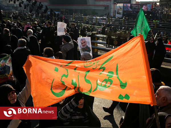 تشییع پیکر سردار شهید حاج قاسم سلیمانی در تهران