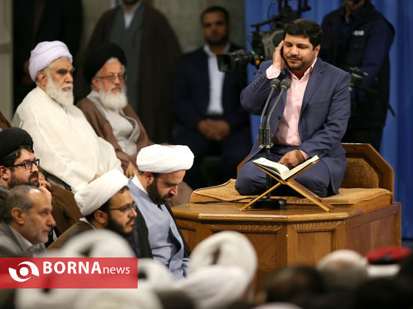 دیدار اعضای کنگره نقش شیعه درگسترش‌علوم‌اسلامی با رهبرانقلاب