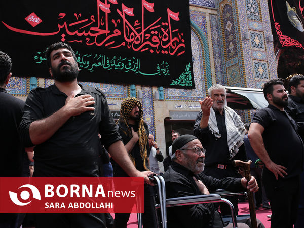 عزاداری تاسوعای حسینی در بین الحرمین