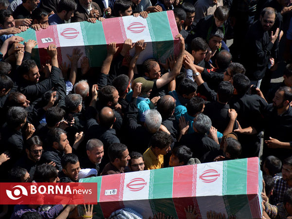تشییع پیکرشهدای گمنام در مشهد