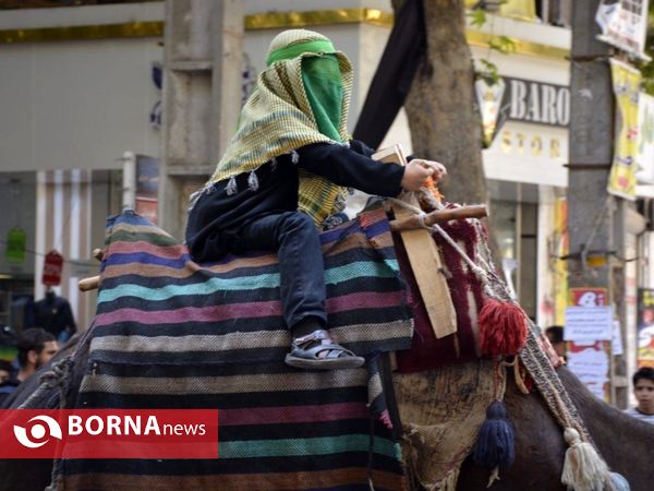 حركت نمادين كاروان خادم الزهرا در شهرستان شهريار
