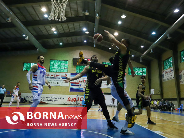 دیدار تیم های بسکتبال نبوغ - کاله