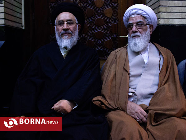 مجلس ترحیم برادر همسر مرحوم خاتمی