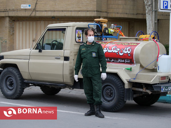 رزمایش دفاع بیولوژیک نیروی زمینی سپاه در اصفهان