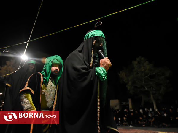 مراسم تعزیه خوانی در شب شام غریبان امام حسین(ع)