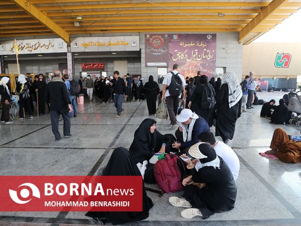 دلدادگان حسینی مرز شلمچه