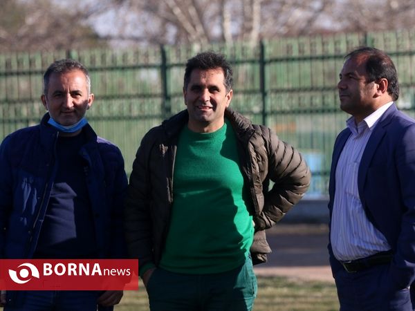 تمرینات نیم فوتبال سپیدرود رشت در تهران