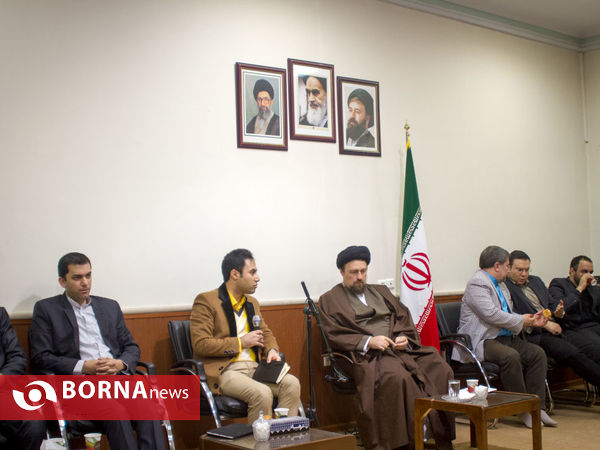 دیدار سید حسن خمینی با مدیران رسانه