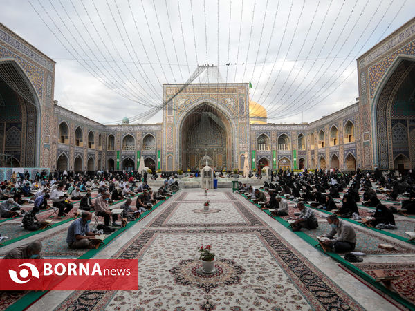 ترتیل خوانی قرآن کریم در حرم مطهر رضوی