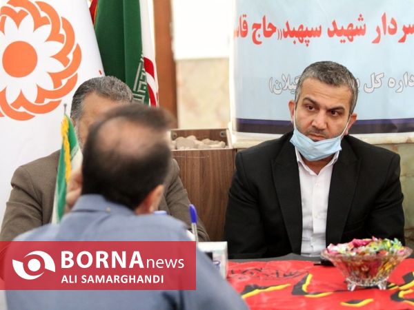 میز خدمت جهادی در مصلی رشت