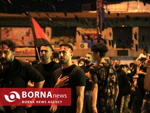 عزاداری شب هشتم محرم در ساری