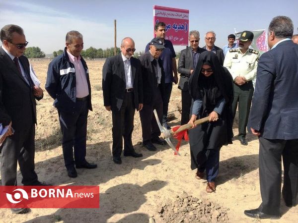 مراسم کلنگ زنی بزرگترین مرکز جامع توانبخشی سالمندان  در شهرستان ملارد