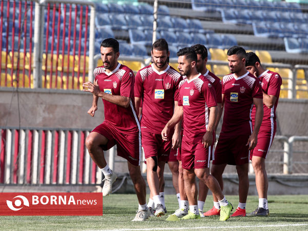 تمرین تیم فوتبال پرسپولیس تهران