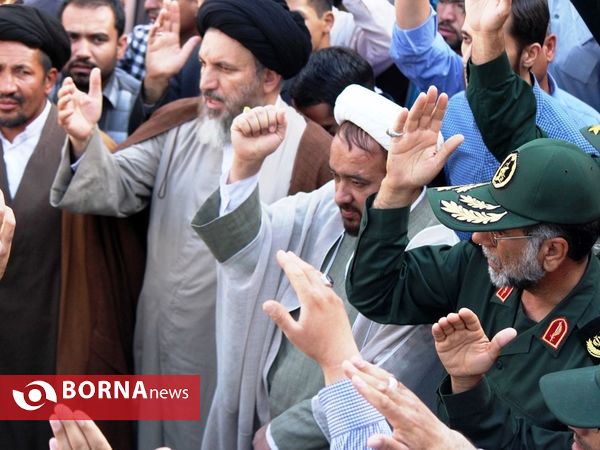 تشییع پیکر شهید مدافع حرم سید ظاهر حسینی در شیراز
