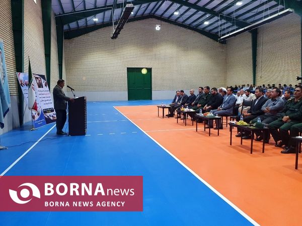 افتتاح سالن ورزشی روستای الیاس آباد ارومیه با حضور مسئولان شهری و استانی