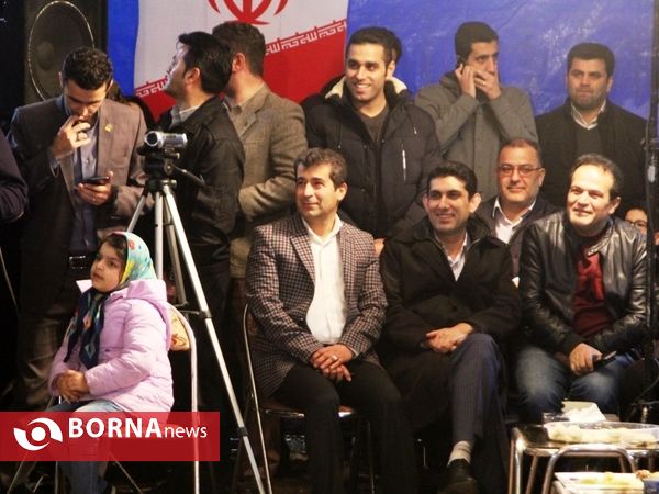 جشن بازگشایی جزیره استخر لاهیجان