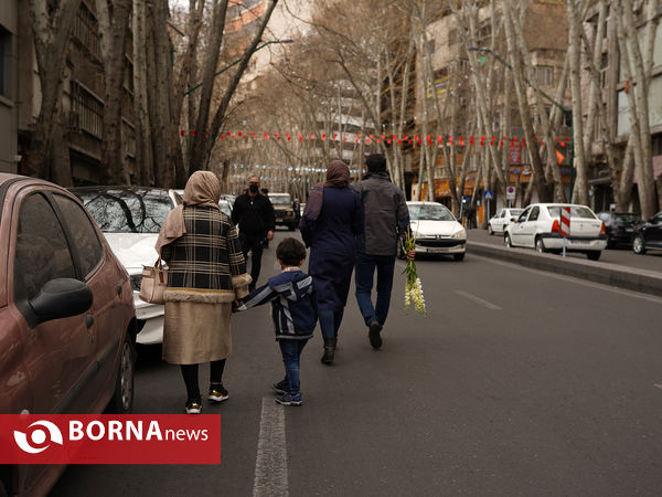 میدان تجریش تهران در آستانه سال نو