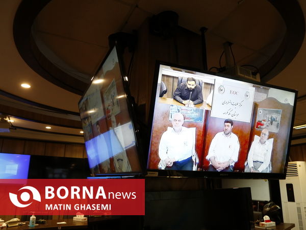 نشست خبری ویدئو کنفرانس رییس جمعیت هلال احمر در مکه مکرمه 