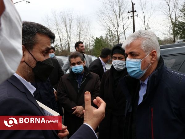 بازدید وزیر ورزش و جوانان از پروژه های شهرستان تالش