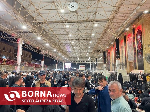 حرم حضرت علی(ع) در شب اربعین حسینی