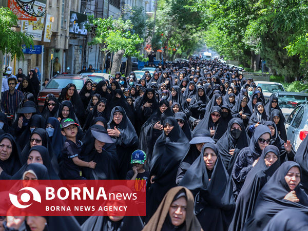 عزاداری مردم اراک در سالروز شهادت امام جعفر صادق(ع)