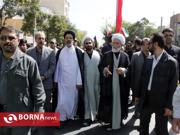 مراسم تشیع پیکر شهدای گمنام در همدان