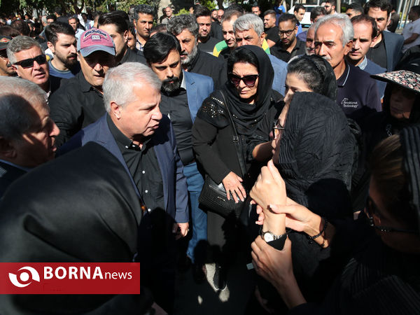 تشییع پیکر جعفر کاشانی پیشکسوت فوتبال