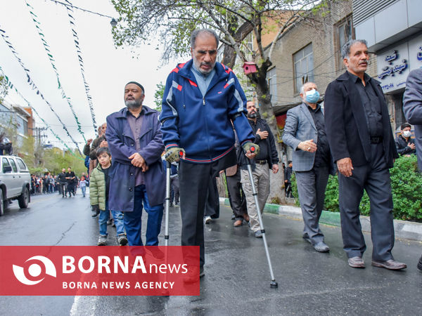  تجمع بزرگ مردم اراک