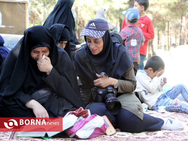 دعای عرفه در تپه الشهدای شیراز