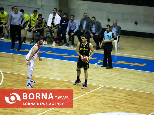 دیدار تیم های بسکتبال نبوغ - کاله