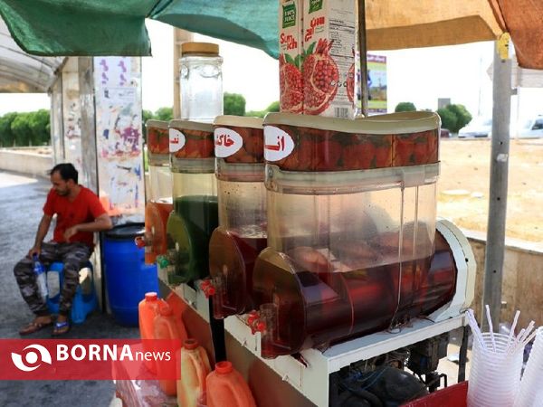 گرمای هوا در اهواز