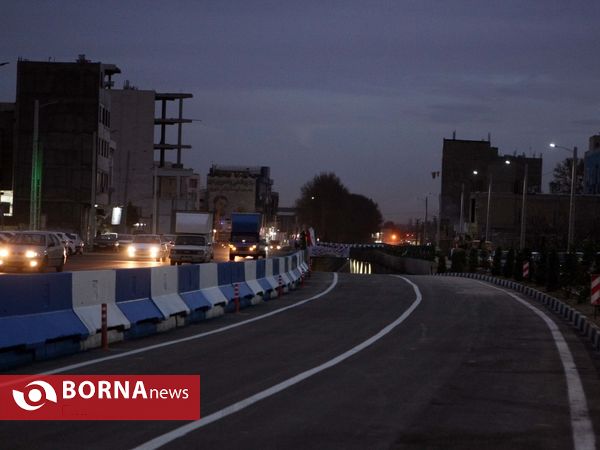 افتتاح پروژه تقاطع غیر همسطح جهاد شهرستان شهریار