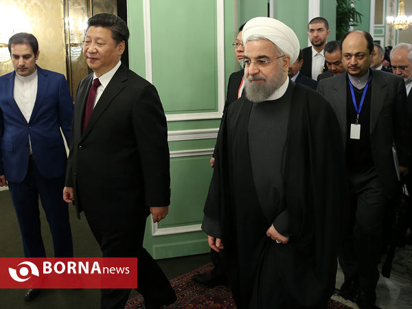 دیدار خصوصی روسای جمهور ایران و چین