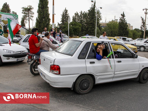 استقبال مردم از قهرمانان فرنگی کار شیرازی