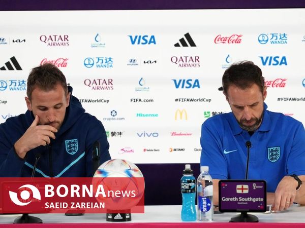 نشست خبری مربی انگلستان پیش از دیدار مقابل ایران