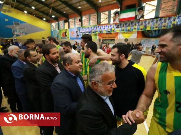 دیدار تیم های بسکتبال پالایش نفت آبادان – شهرداری گرگان