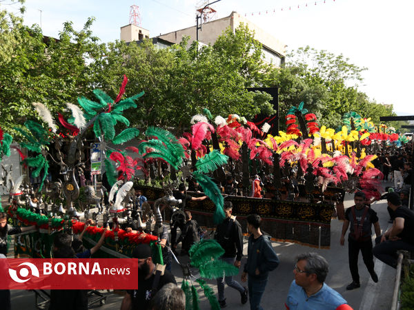 دسته عزای شهادت حضرت علی(ع) در شهر مشهد