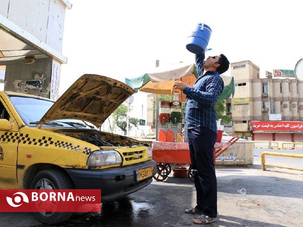 گرمای هوا در اهواز
