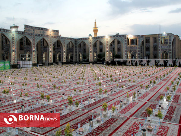 افطاری پر برکت آستان قدس روی در ماه مبارک رمضان