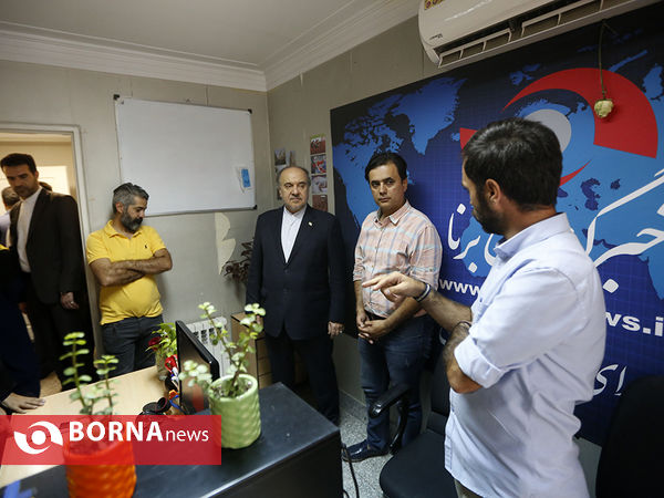 حضور وزیر ورزش و جوانان در خبرگزاری برنا